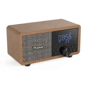 2024 nouveau haut-parleur sans fil en bois portable avec haut-parleur wqualizer bt multifunctionspeaker