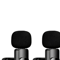 Microphone Lavalier Sans Fil K15, Condensateur Numérique, Réduction de Bruit, Omnidirectionnel, Réponse en Fréquence 20Hz-20kHz, Haute Performance