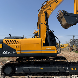 Excavatrice Hyundai 225 de haute qualité, 225lc-9s, 220lc-9s, 22 tonnes, excavatrice sur chenilles lourde d'occasion, moteur, engrenage, cœur, stock - Product Image 2