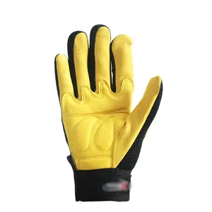 Best Selling Durable Using Cowhide Leather Outdoor Labor Protection Gloves China