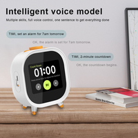Réveil intelligent Al avec enregistrements personnalisés, sonneries d'alarme, gestion du temps et apprentissage du temps de gestion, réveil Al