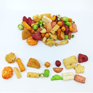 Snacks de riz multicolores en gros, assortiment de snacks cuits et frits, Arare Senbei, pour service OEM de marque privée - Product Image 3