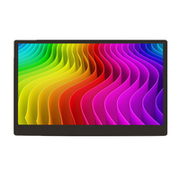 Monitor Portátil de Pantalla Táctil de 15.6 Pulgadas con Panel IPS, Vidrio Templado de Aluminio, Full HD 1920x1080, Retroiluminación LED y Altavoz Integrado