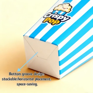 Caja de papel para aperitivos de Cine de tamaño personalizado de grado alimenticio respetuoso con <span class=keywords><strong>el</strong></span> medio ambiente biodegradable al por mayor, vasos de palomitas desechables para Halloween - Product Image 4