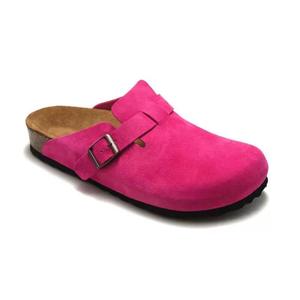 Borke in Tocks 2025 Signature Birk Couple, Zapatos de Cuero Genuino con Espuma EVA, Planos, Casuales, para Exteriores, Estilo Slip-on, Pantuflas de Media Punta para el Hogar - Product Image 2