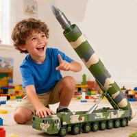 1/72 DF-41 Missile balistique intercontinental bricolage Kit de modèle militaire enfants Missile camion lanceur blindage véhicules blocs de construction