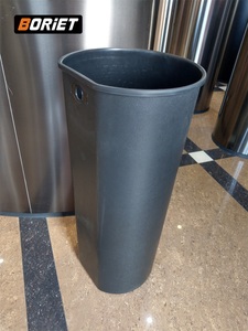 Boriet 30L acier inoxydable 2 compartiments couvercle roulant Type couvercle poubelle gain de place écologique certifié ISO9001 poubelle - Product Image 2