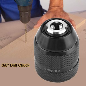 Drill Chuck 3/8 In 0.8-10mm Metal Self Locking For Electric Drill - Product Image 1