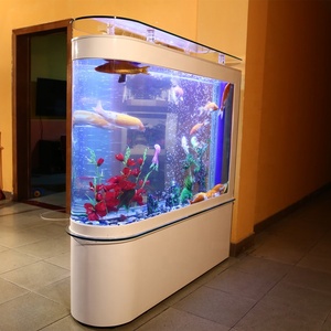 <span class=keywords><strong>Acquario</strong></span> Rettangolare in Vetro YUYI YG-003125 da 500L-1000L con Illuminazione LED, Filtro Ciclico Silenzioso e Mobile - Product Image 2