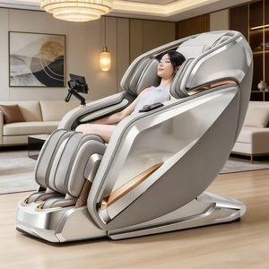 Space Capsule 4D Foldable <b>Chair</b> with Zero Gravity & Stretch Lumbar Heat & Timing Control-Luxury Home Use - Product Image 1