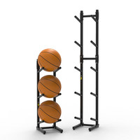Einzelhandel Ball halter Regale Gym Fitness Store Sport Store Display Stand Custom ized