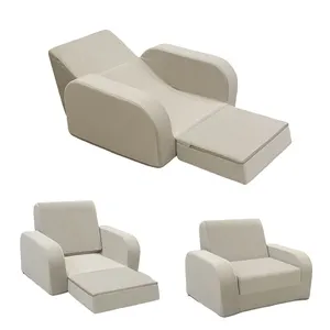 Sofá infantil dobrável de espuma 2 em 1 sofá macio cadeiras conversíveis sofá infantil sofá de brincar para criança