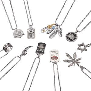 สร้อยคอแบรนด์อินเทรนด์ทำจากโลหะผสมอเนกประสงค์สำหรับผู้ชายสร้อยคอดีไซน์<span class=keywords><strong>ผีเสื้อ</strong></span>แนวสตรีทสไตล์ฮิปฮอปเครื่องประดับสเวตเตอร์สำหรับทุกเพศ - Product Image 2