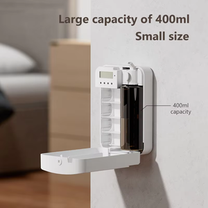 Witte Zwarte 400Ml Aroma Olie <span class=keywords><strong>Diffuser</strong></span> Machine Minimalistische Stijl Batterij Muur Gemonteerde Luchtgeurmachine Voor Hotel - Product Image 3