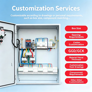 Boîtier de distribution <span class=keywords><strong>d</strong></span>'énergie basse tension intégré compatible avec la boîte de <span class=keywords><strong>compteur</strong></span> <span class=keywords><strong>d</strong></span>'éclairage, <span class=keywords><strong>pour</strong></span> bâtiment résidentiel, contrôle électrique en acier inoxydable - Product Image 3