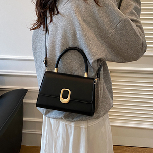 Borse a Spalla Donna Marrone Vintage in PU con Fibbia Dorata Grande Capacità Sac à Main Femme Ingrosso Sunday Best 2026 - Product Image 6