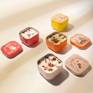 Kurutulmuş Çiçek Aromalı Mum Yaratıcı Yeni Eve Taşınma Hediyesi Oda Aroma Dekorasyonu Nedime Hediyesi Ev Dekoru Kokulu Mum - Product Image 5