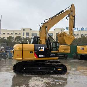 Excavatrice sur chenilles hydraulique d'occasion de 12 tonnes, modèle Cat 312, excavatrice moyenne Cat 310, 313, 308, 307, moteur d'origine japonais, en vente - Product Image 1