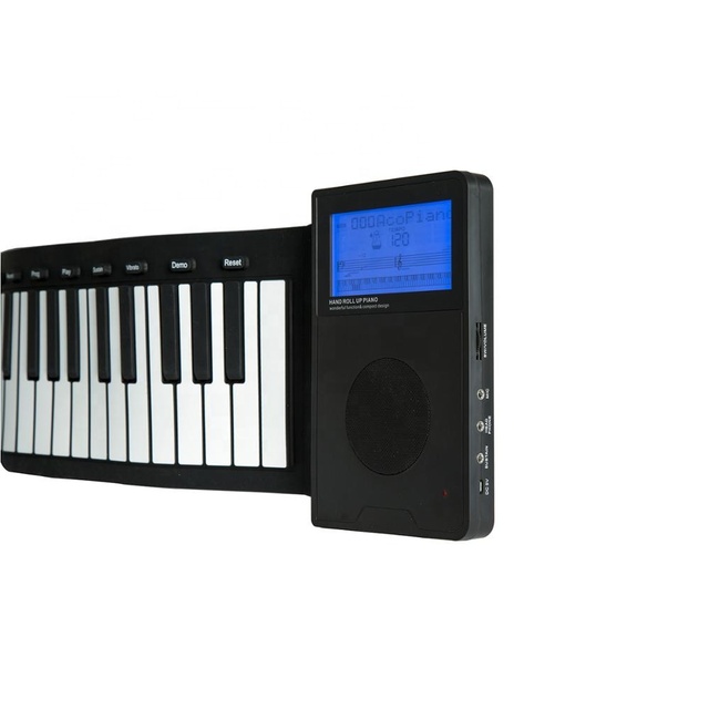 Midi Digital Controller Synthesizer Roll up Piano Silicon Roll up Piano for Child Musical Instruments Folding Soft Electron Orga