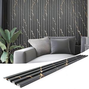 WPC geprofileerde wandpanelen PVC plaat geslaten WPC paneel interieurdecoratie groothandelsprijs PVC binnenwandbekleding - Product Image 5