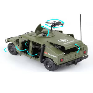 KDW 685004 1/18 Vehículo de Campo de Simulación, Coches Todoterreno Armados de Aleación, Modelo Fundido a Presión, Camión de Batalla de Juguete - Product Image 6