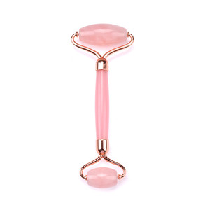 Al por mayor venta caliente hecho a mano puro médico Rosa facial jade rodillo natural - Product Image 3