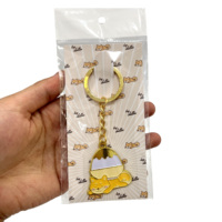 Boucle de chien en métal avec logo personnalisé Petite médaille mignonne Porte-clés des fabricants 3D Porte-clés animal émaillé