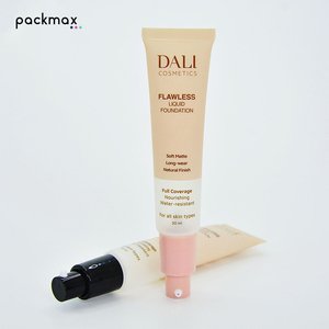 Tube souple personnalisé de 30 ml pour lotion et essence avec tête de pompe à pression, corps de tube transparent en PE, emballage cosmétique - Product Image 3