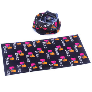 Venta al por mayor de pañuelo de tubo con logotipo personalizado, pañuelo multifuncional para hombres, deportes, ciclismo, sin costuras, poliéster, polaina para el cuello - Product Image 6