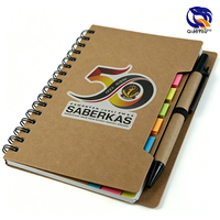 Carnet à spirales A6 en papier kraft ligné, format mini de poche, pour la prise de notes quotidiennes et les mémos de voyage, vente en gros