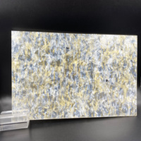 Feuille acrylique moulée à motifs jaunes 3MM d'épaisseur panneau en plastique/plexiglas/PMMA feuille acrylique magnifiquement conçue