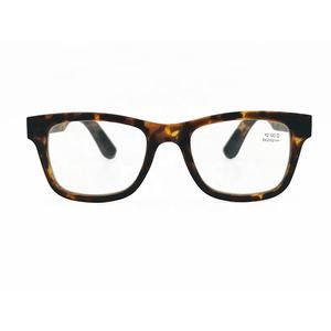 男性用ハイクラシックTR90スクエア老眼鏡滑り止めシリコンチップ付きの新しいコンセプトTR1199ブラックレンズスタイリッシュな古いリーダー - Product Image 2