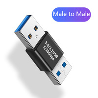 USB3.1 Gen1 USB3.0 Adaptador macho a hembra Conector USB Accesorios USB3.0 Macho a USB3.0 Hembra