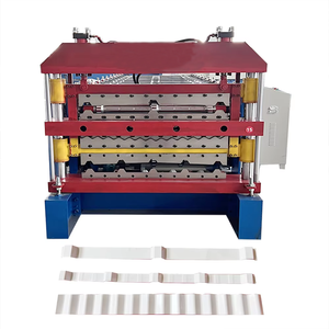New Arrival Roofing <b>Sheet</b> Roll Forming Machine Metal Steel Three Layer Multi Purpose Steel <b>Tile</b> Press Roll Forming Machine - Product Image 1