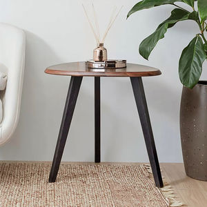 <span class=keywords><strong>Table</strong></span> à thé <span class=keywords><strong>en</strong></span> bois massif taille combinaison de <span class=keywords><strong>table</strong></span> à thé moderne petit appartement <span class=keywords><strong>Table</strong></span> basse haute et basse irrégulière <span class=keywords><strong>en</strong></span> noyer noir - Product Image 6