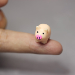 Mô Hình Động Vật, Mô Hình Gia Đình Lợn Siêu Nhỏ, Trang Trí Nhà Terrarium & Búp Bê Tự Làm, Cảnh Quan Siêu Nhỏ/Mô Hình Vườn Cổ Tích - Product Image 2