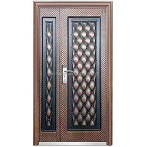 Thép phổ biến cửa an ninh ưa thích khóa thông minh lối vào dân cư phong cách thiết kế Trung Quốc chống trộm tính năng ứng dụng bên ngoài - Product Image 4