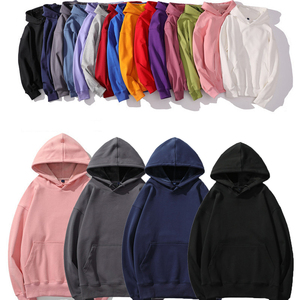 Suéter en blanco liso de algodón pesado de gran tamaño con logotipo personalizado, sudaderas gruesas, ropa de calle, sudaderas con capucha para hombres - Product Image 1