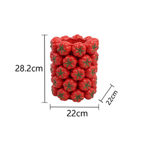 Vases en céramique de style Art Déco moderne et simple, en forme de fruits amusants, pour la table, en gros, directement du fabricant - Product Image 6