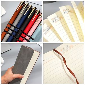 Promotional Leather <b>Note</b> <b>Book</b> Travel Gift Custom Blank Soft Cover Journal A5 <b>Note</b> <b>Book</b> for Office - Product Image 6