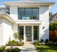 Villa à structure en acier à faible coût |   Maison duplex préfabriquée au design moderne
