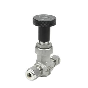 Fittokタイプ工場Hikelok水流ガス燃料計量角度ニードルバルブ1/2インチHVACシステム用 - Product Image 1