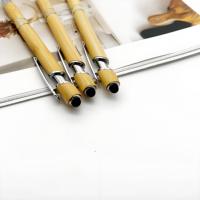 Stylo en bambou écologique 2 en 1 avec tête de stylet Coffret cadeau écologique avec stylos imprimés et gravés avec logo personnalisé Stylet en bambou