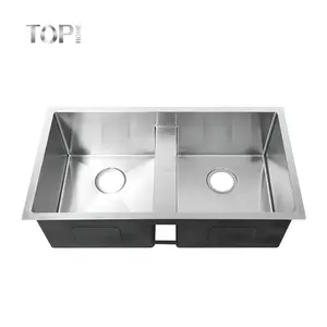 Fregadero de cocina moderno de lujo para lavar platos de 33 pulgadas