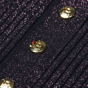 <span class=keywords><strong>Pull</strong></span> de haute qualité pour l'automne et l'hiver, nouveau modèle, manches longues, col châle, cardigan en soie brillante, tricot, veste - Product Image 3