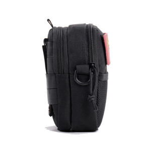 Bolsa para Teléfono para Deportes al Aire Libre, Negra, de Tela Oxford, Impermeable, Táctica, Bandolera, para Ciclismo, Senderismo, Riñonera, Capacidad de 2L - Product Image 5