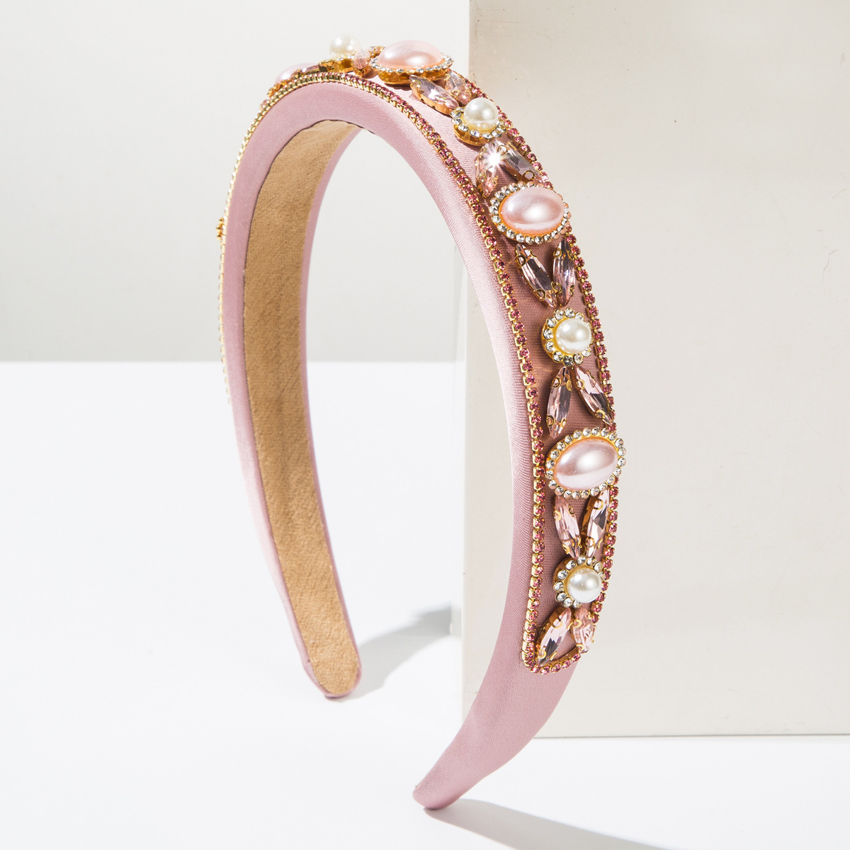 Baroque Bow Embellished Headband Berries, bows & blushed baroque pearls ??? Styled some  main image 3