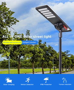 <span class=keywords><strong>Lampadaire</strong></span> solaire tout-en-un IP66 avec panneau solaire intégré 100W-200W, module LED, batterie LiFePO4 - Product Image 4