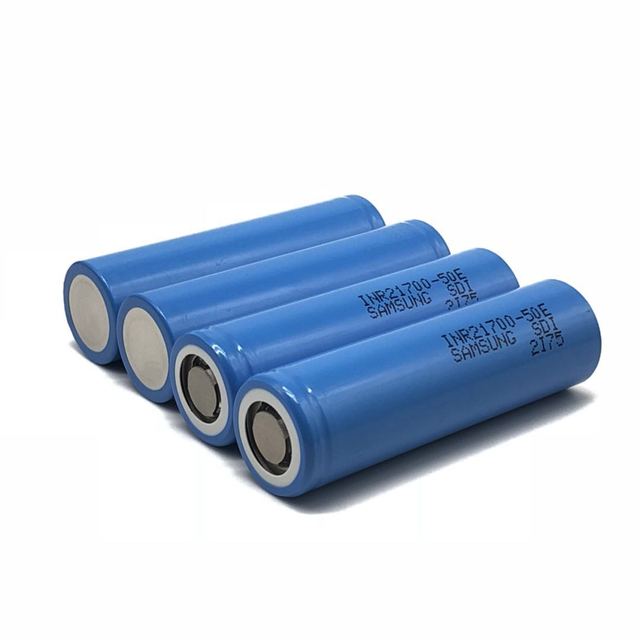 21700 5000mAh for Samsung 50E 50G 50s Li-ion Battery Cell 15A Continuous Discharge for Electric Tool