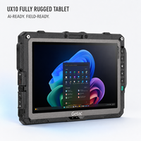 Tableta Robusta Getac UX10-IP con Windows, Pantalla Táctil WUXGA de 1000 Nits, IP66 para Aplicaciones Médicas y de Salud